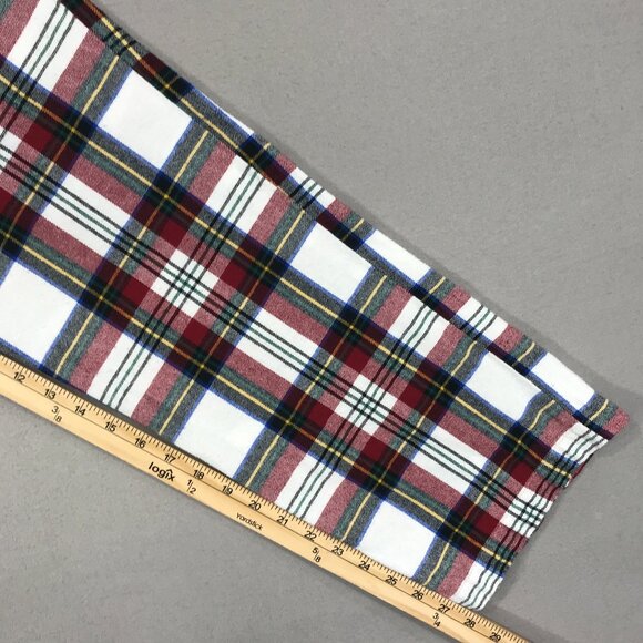 Old Navy Pants Womens Medium White Plaid Flannel Drawstring Lounge Pajama Pocket - Picture 11 of 12